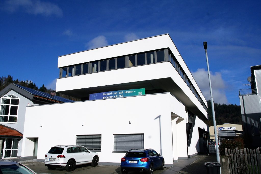 Neubau Büro, Lager und Ausstellungsräume, Fa. Cybulla Waldkirch Karl