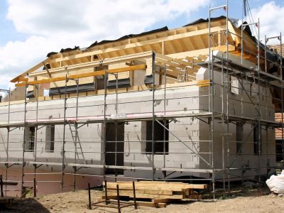 Elementierte Dachflächen, Hofgebäude Elzach Yach