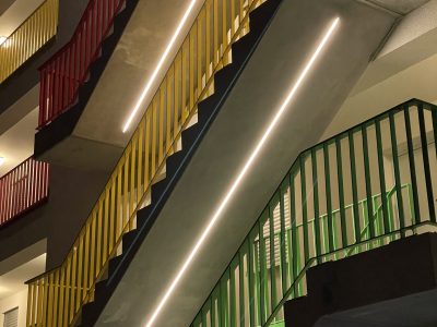 Sichbetontreppen mit integrierter LED Beleuchtung, MFH Gundelfingen