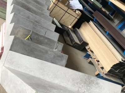 Gewendelte Treppe auf geradem Treppenlauf; MFH Waldkirch