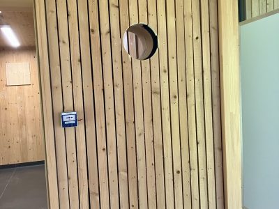 Kernbohrung in CLT-Massivholzwänden
